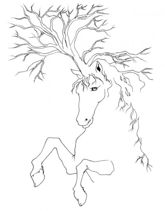 Forest Unicorn by Kathy Nutt